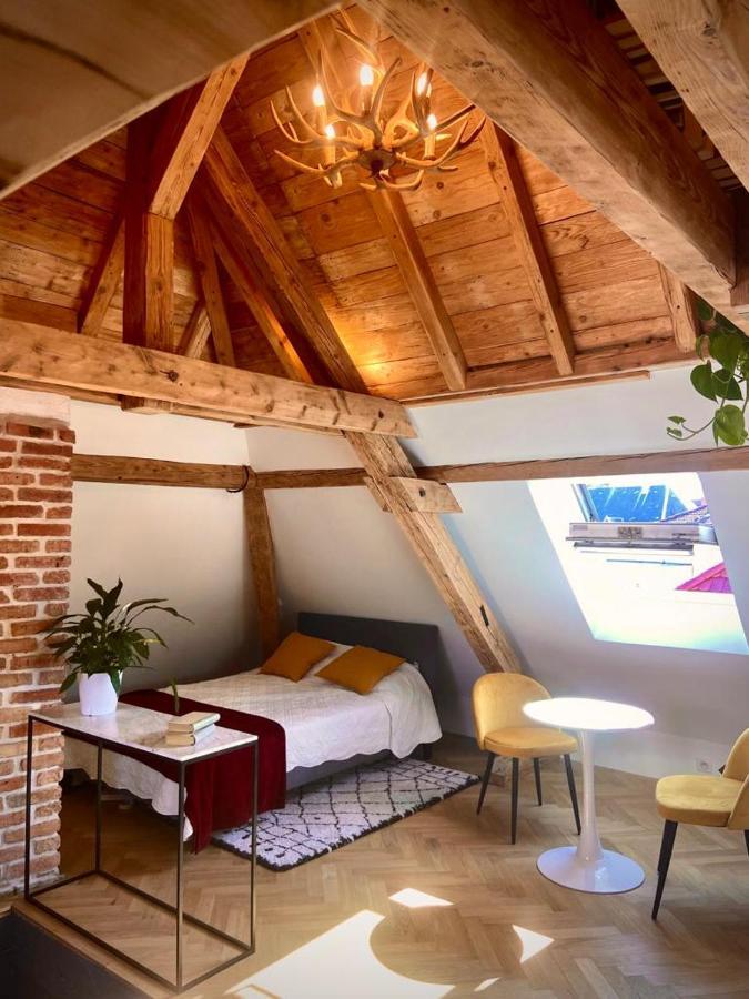 Un Petit Nid Atypique Au Coeur De Munster Appartement Munster  Buitenkant foto